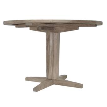 Club Teak Dining Pedestal Base