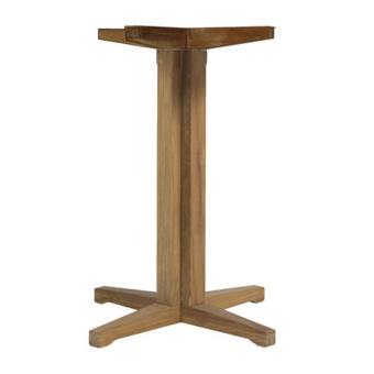 Club Teak Pedestal Bar Base