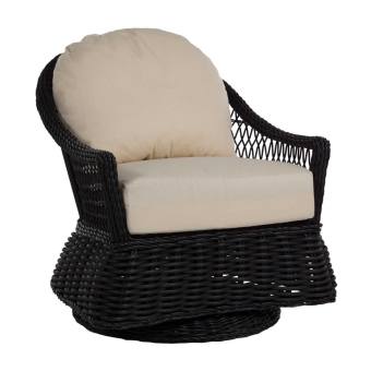 Soho Woven Swivel Glider