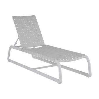 Catalina Chaise Lounge (Chalk With White Strap)