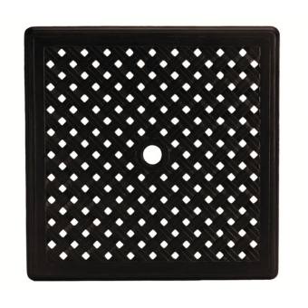 Double Lattice Aluminum 32" Square Table Top