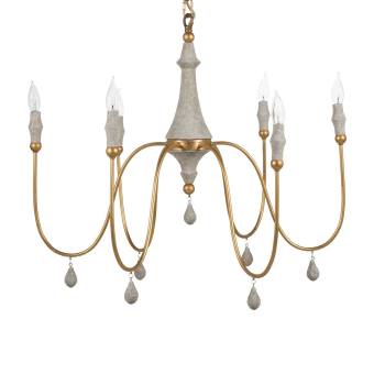 Clay Chandelier - Small