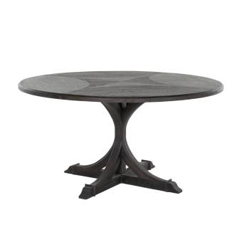 Adams Round Dining Table - Dark