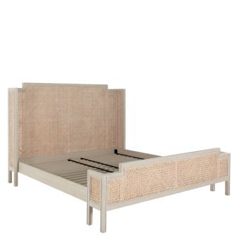 Camille King Bed - White