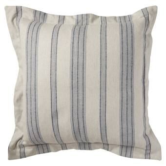 Rosemary Stripe Indoor/Outdoor Pillow Denim