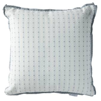 Basket Stitch Chambray Indoor/Outdoor Pillow