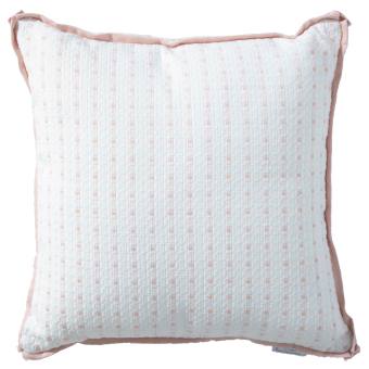 Basket Stitch Blush Indoor/Outdoor Pillow