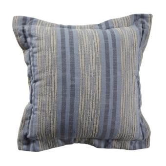 Calmer Chambray Indoor/Outdoor Pillow Light Blue
