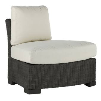 Club Woven Outside Round Corner Chair