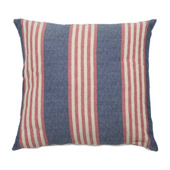 Bradford Stripe Ruby Indoor/Outdoor Pillow Red