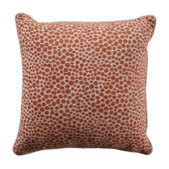 Cheetah Terracotta Indoor/Outdoor Pillow Orange